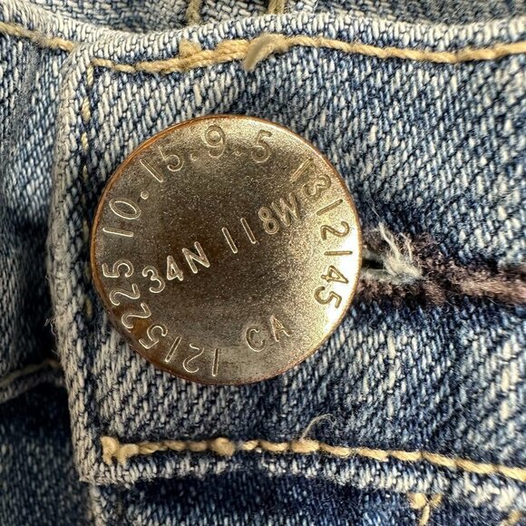 Current/Elliot Womens Stiletto Skinny Jean Distressed Made in USA Size 26 - Picture 9 of 14